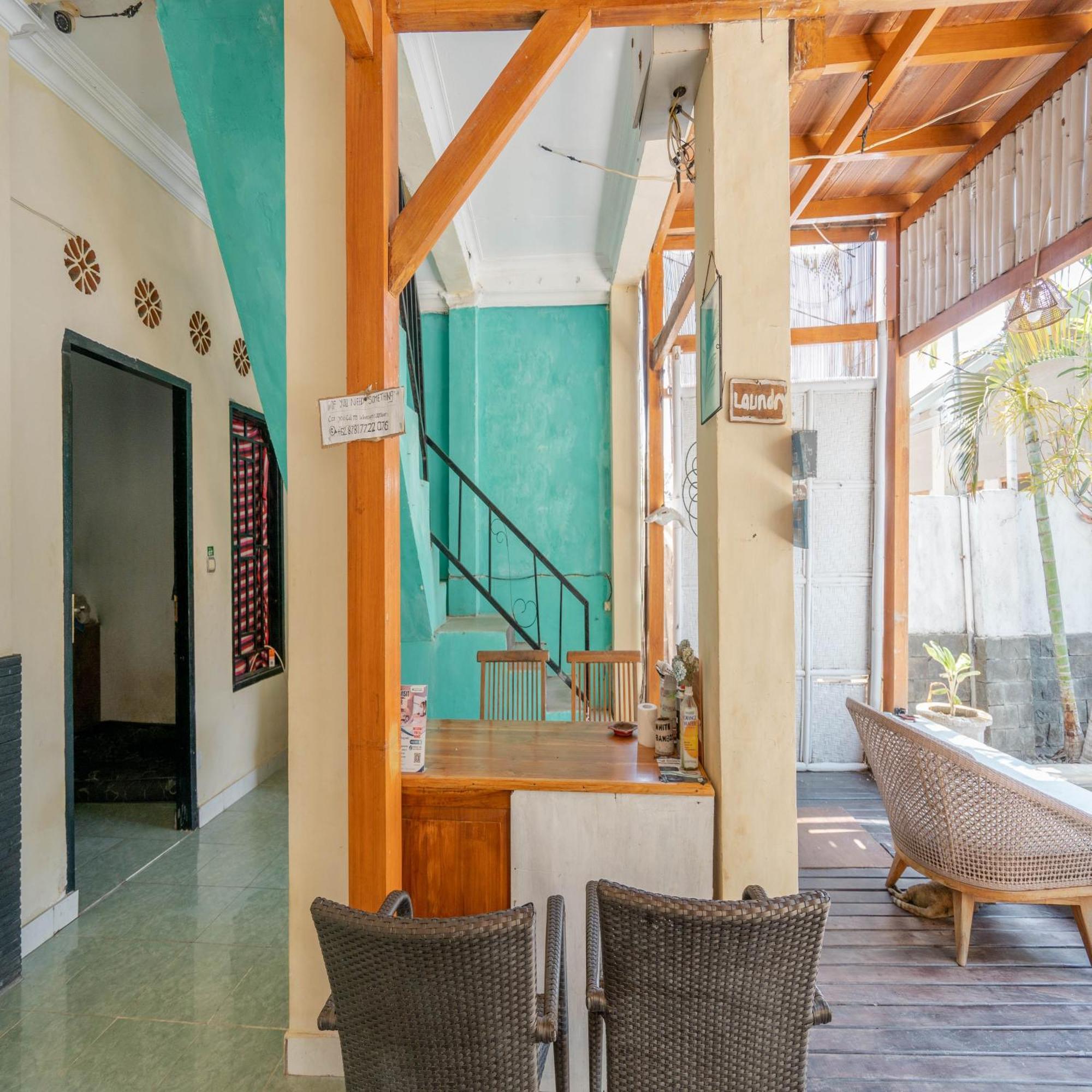 Gili White Bamboo Resort Gili Trawangan Buitenkant foto