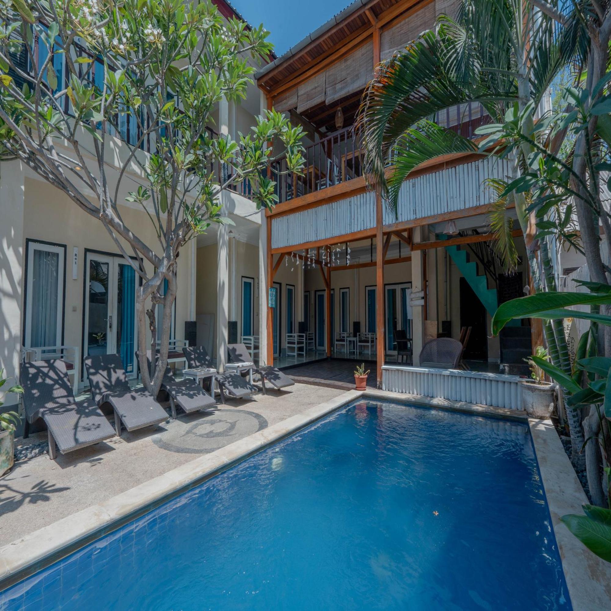 Gili White Bamboo Resort Gili Trawangan Buitenkant foto